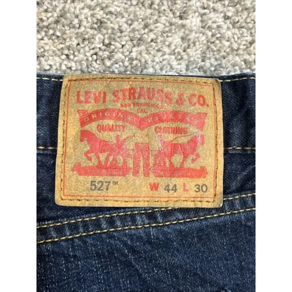 Levi's 527 Low Rise Boot Cut‎ Men's Blue Jeans - Size 44 x 30